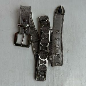Vintage chain metal belt